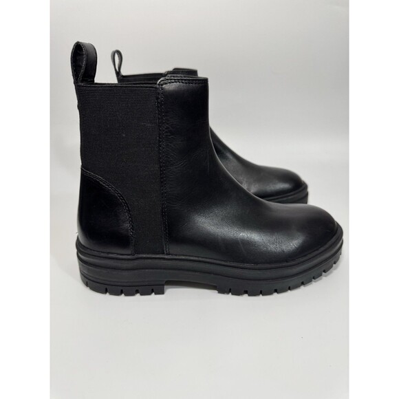 Steve  madden ankle boots size 8 medium black leather - Picture 2 of 16